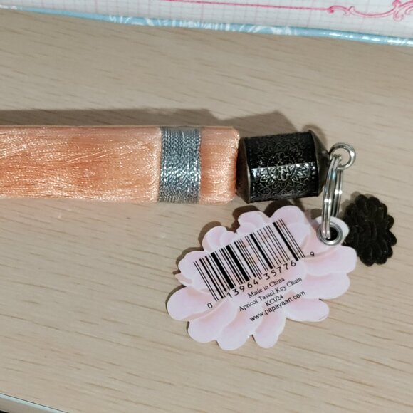 Papaya Art 'Little by Little' Large Tassel Pouch w/ Elephant design - Picture 9 of 11